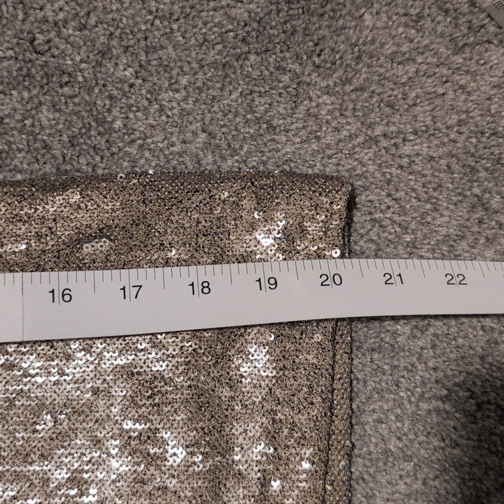 White House Black Market Gold Sequin Pencil Skirt - Picture 3 of 3